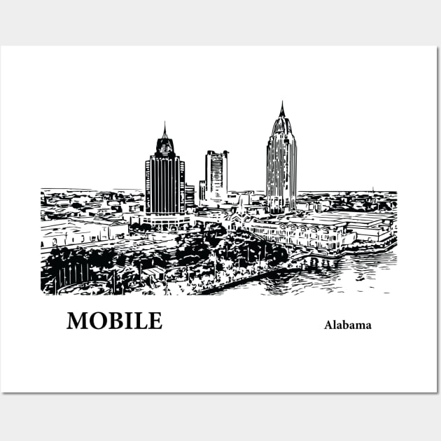Mobile - Alabama Wall Art by Lakeric